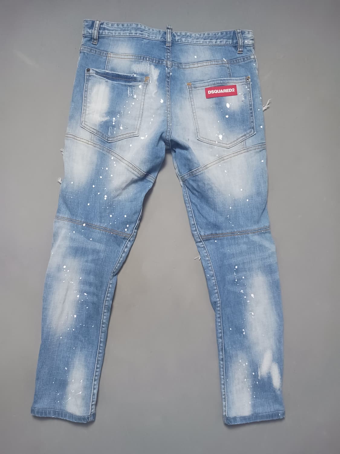 [50] 디스퀘어드2 멀티워싱 레드패치 타이디바이커진 청바지  34 35 상품이미지7