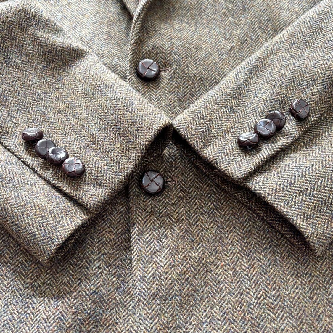브룩스브라더스 브라운 헤링본 트위드 자켓 상품이미지5