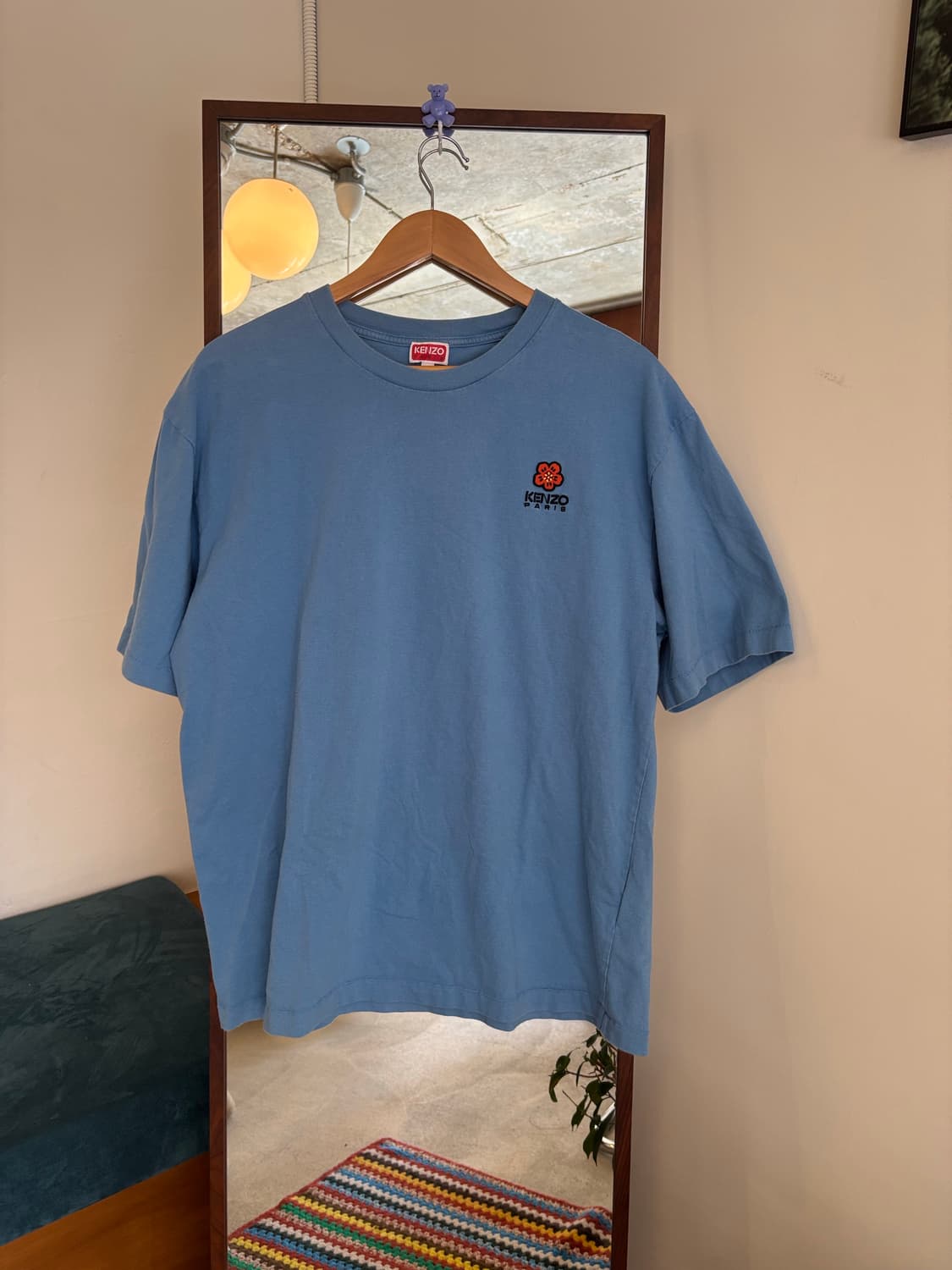 KENZO 겐조 블루 플라워 반팔 티셔츠 상품이미지2