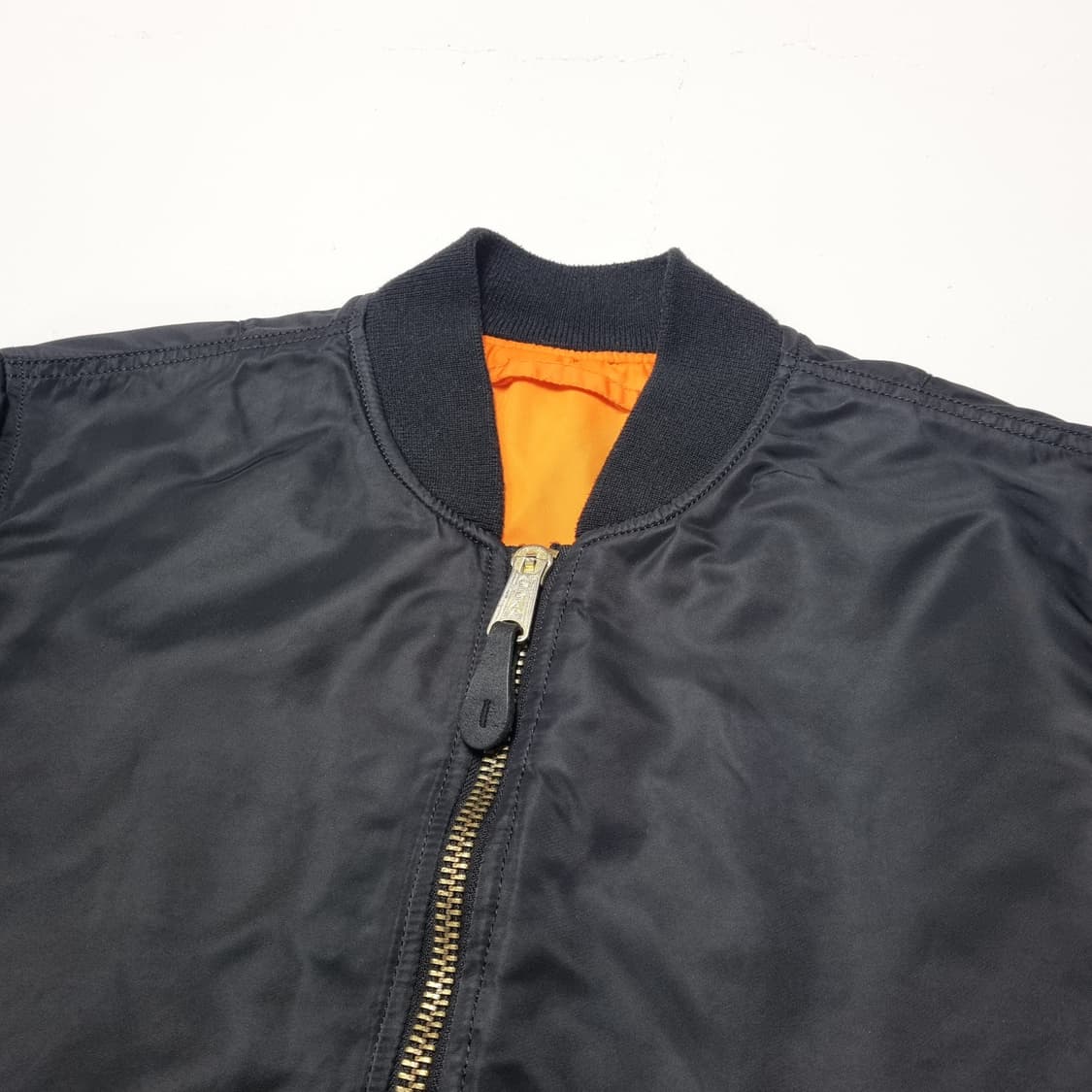 알파인더스트리 MA-1 슬림핏 블랙 - L 상품이미지3