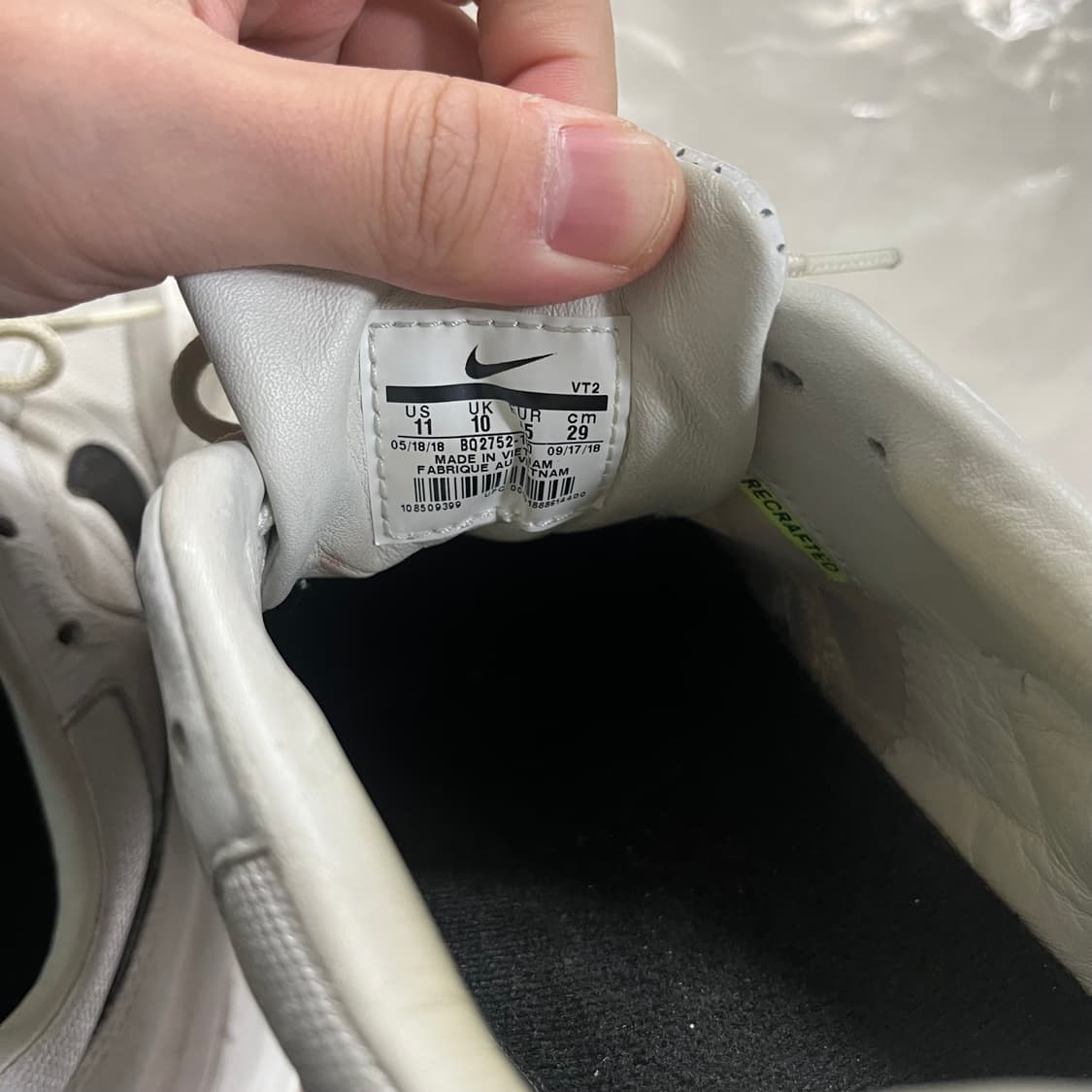 [290] 나이키 피어오브갓 에어 스카이론2 화이트 상품이미지6