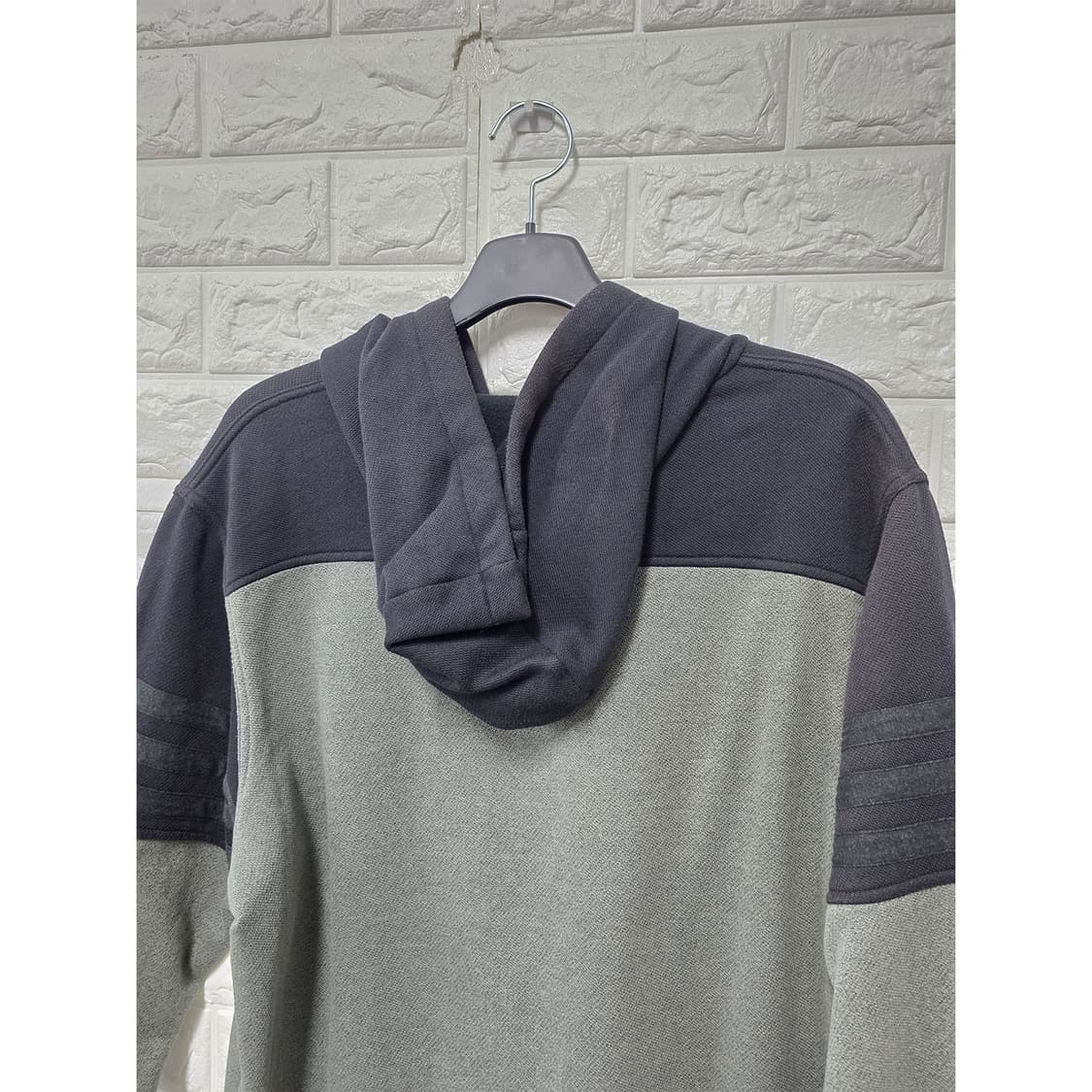 택포) 아디다스 클라이마 블록 배색 후드티 XL 상품이미지3