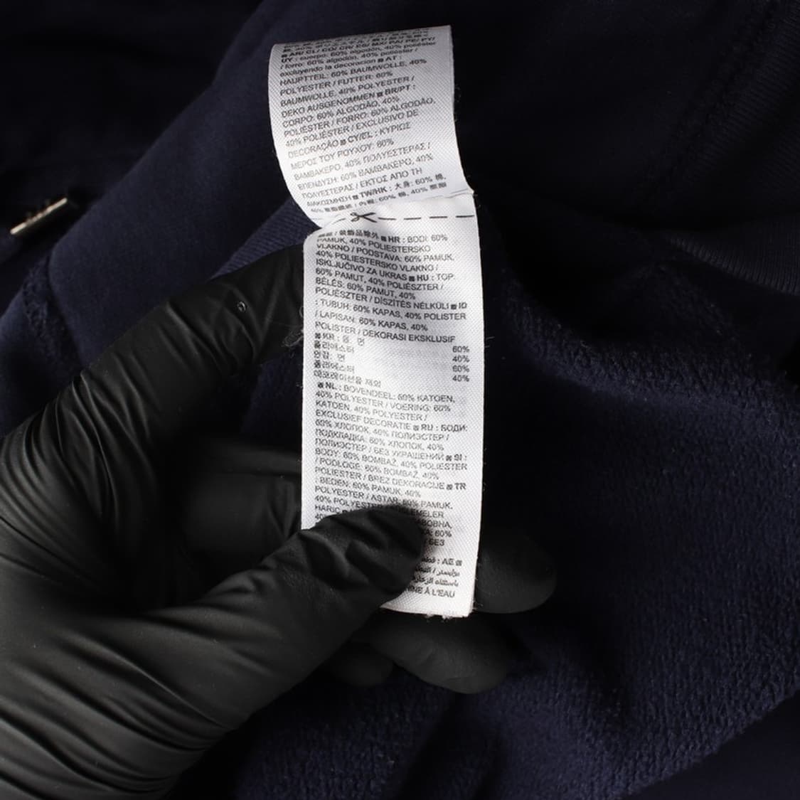 GAP 네이비 레드 빅로고 후드 집업 S 상품이미지7