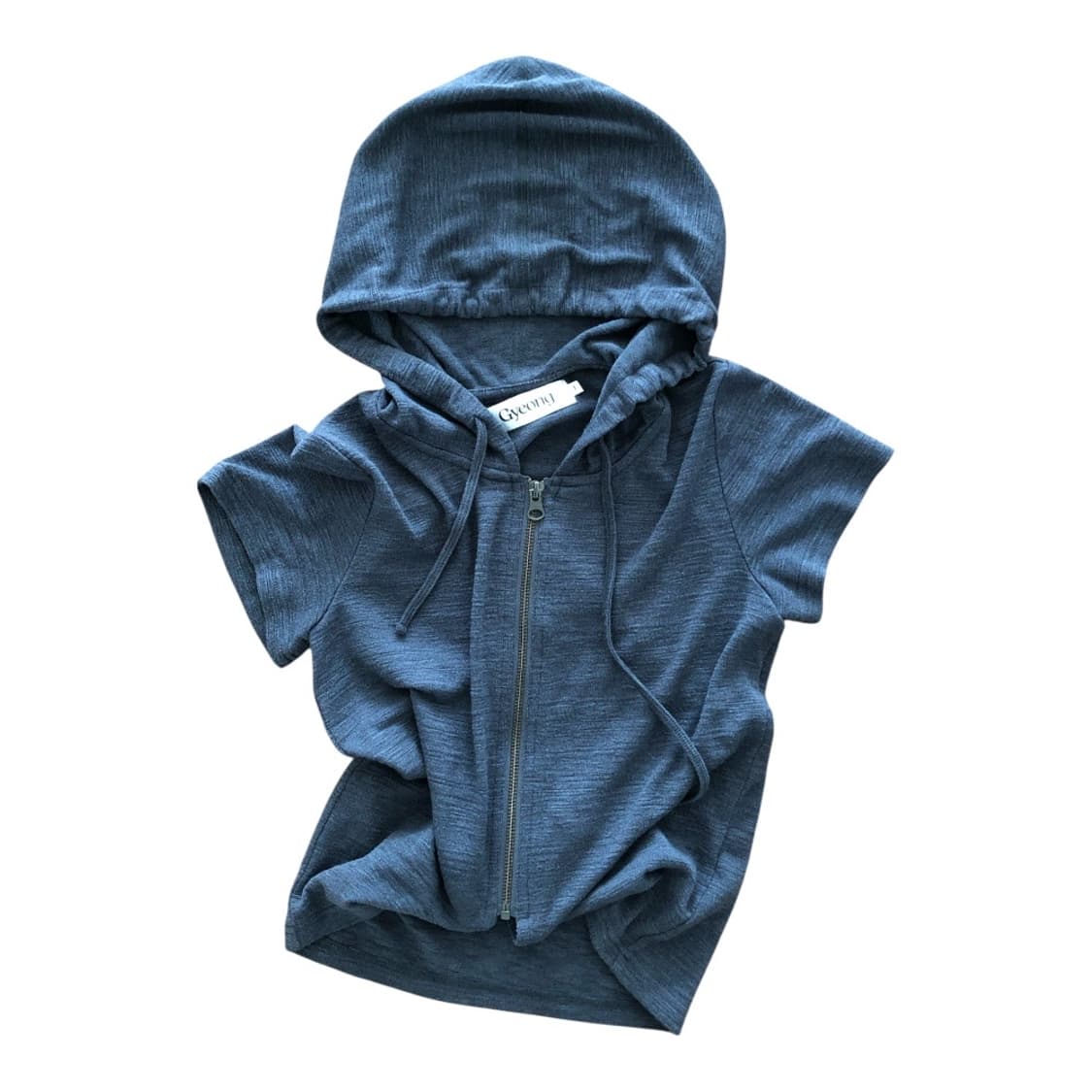 gyeong short-sleeve hooded zip-up jacket 상품이미지1