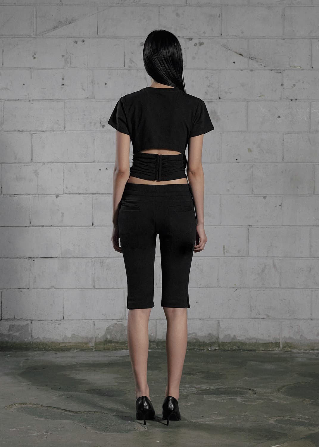 보헤미안 서울 BACK HOOKED SHIRRING T 백 후크 셔링 ㅌ 상품이미지1