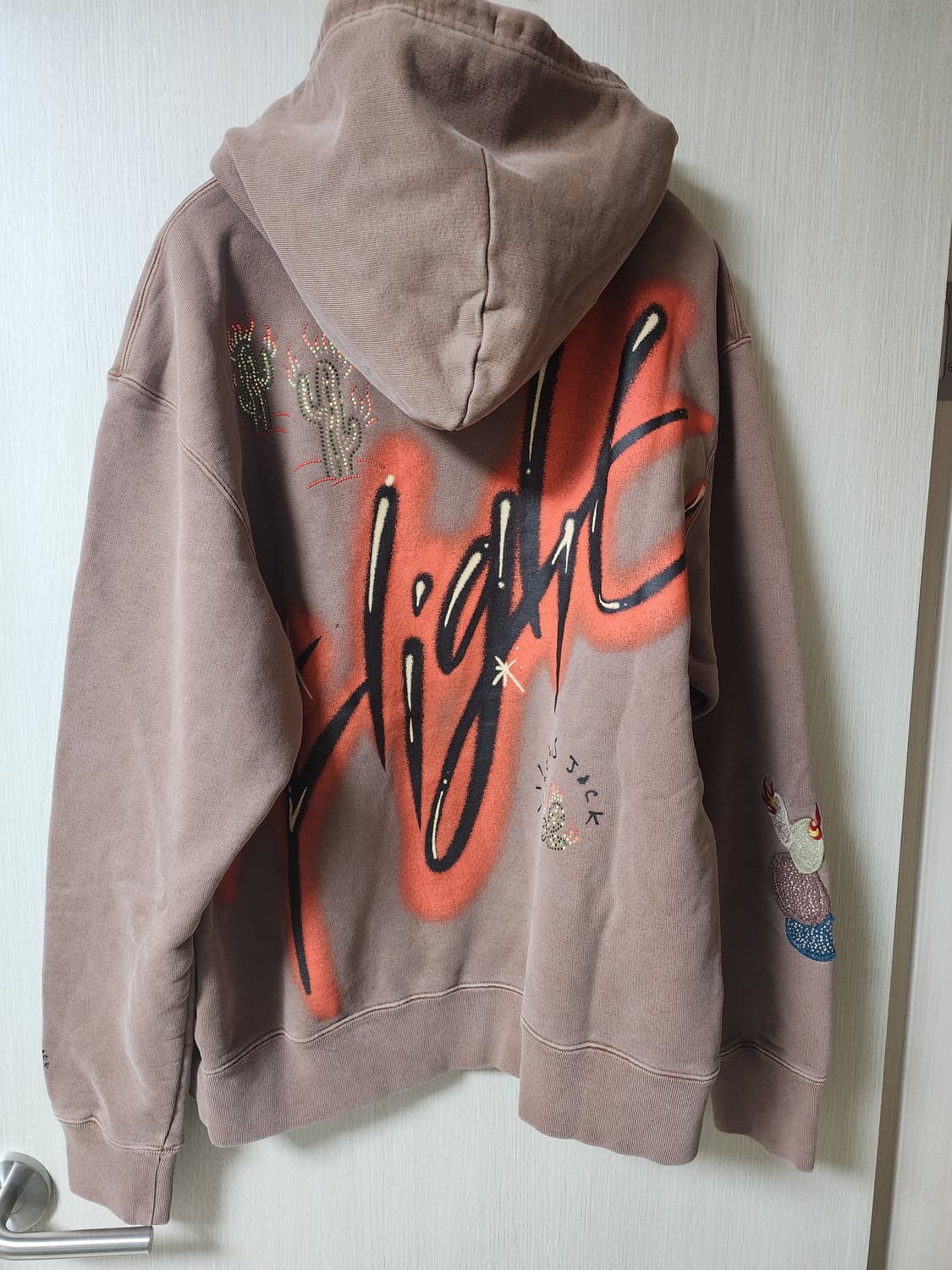 (정품) 나이키 조던 트래비스캇  캑터스잭 피그먼트 후드티 (새제품) 상품이미지4