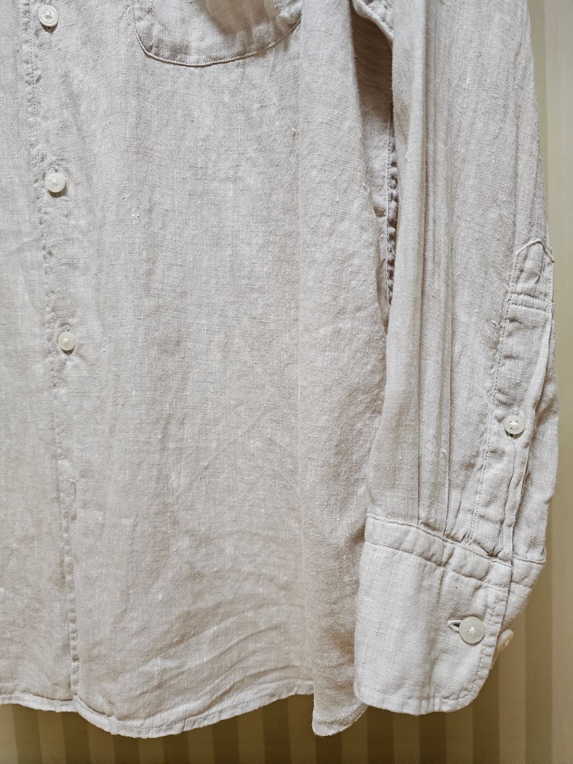 유니클로 셔츠 린넨 XL 상품이미지6