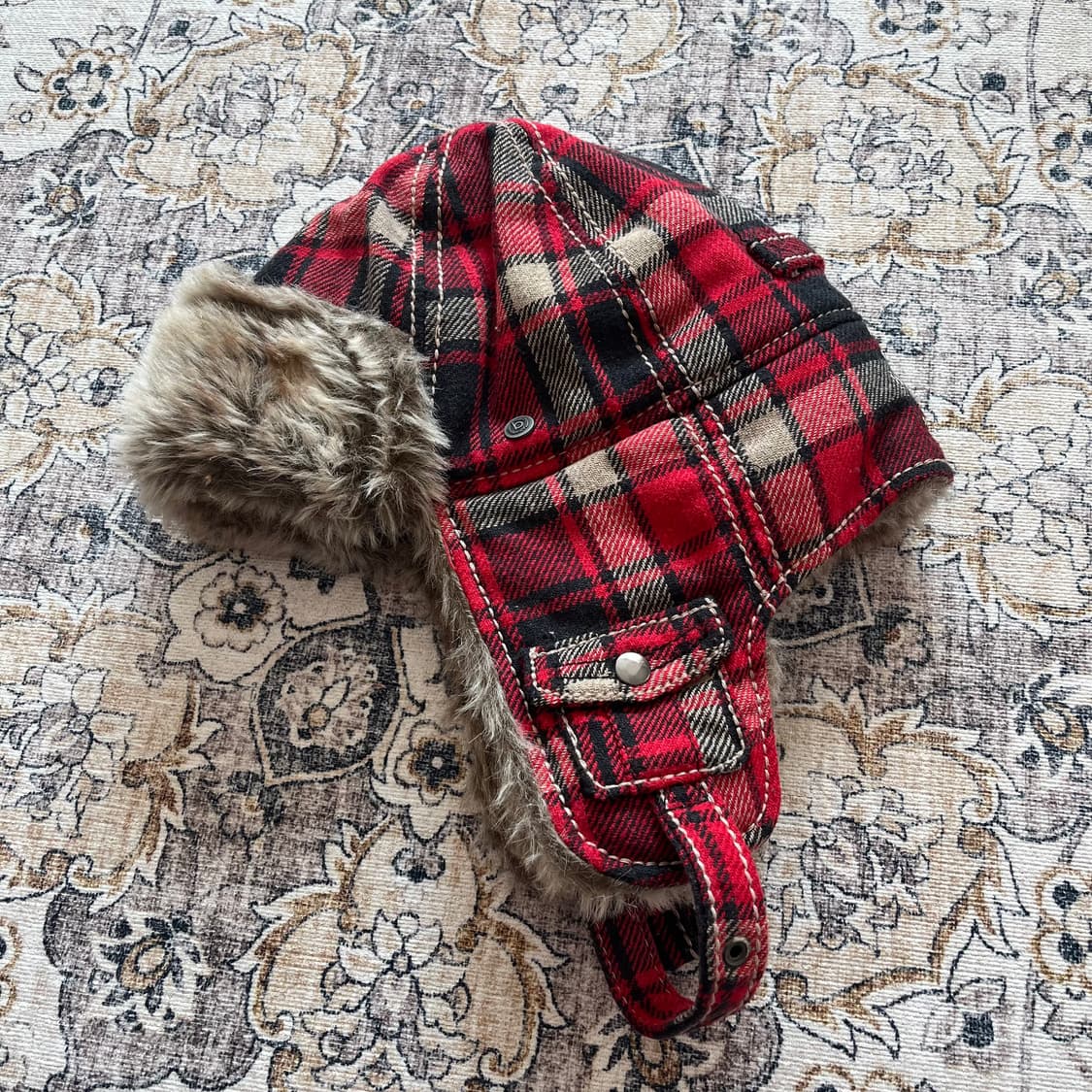 Bugatti 체크 트루퍼햇 상품이미지2