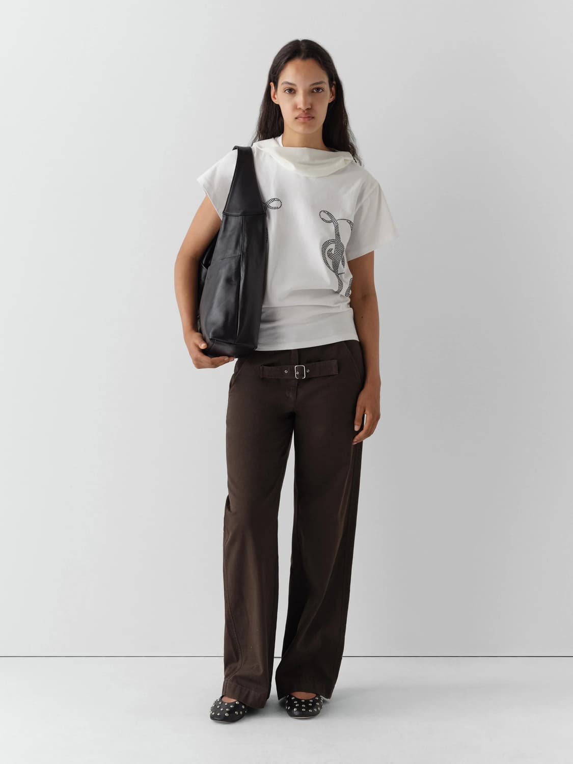 (XS,S,M) 기마구아스 Phoebe 스터드 티셔츠 상품이미지5