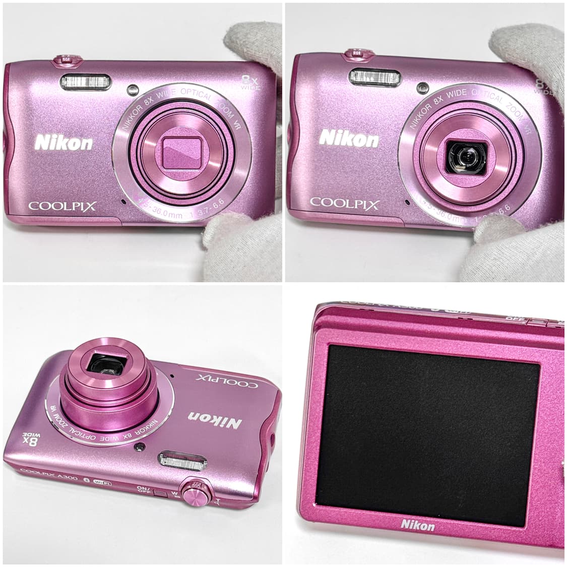 니콘 쿨픽스 A300 (S3700) 핑크 빈티지디카 상품이미지4