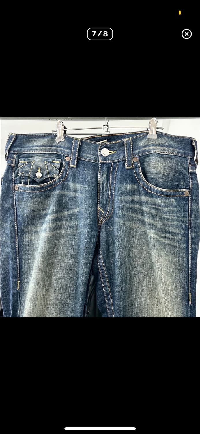 34)트루릴리전 월드투어 빅로고 데님 팬츠 상품이미지7