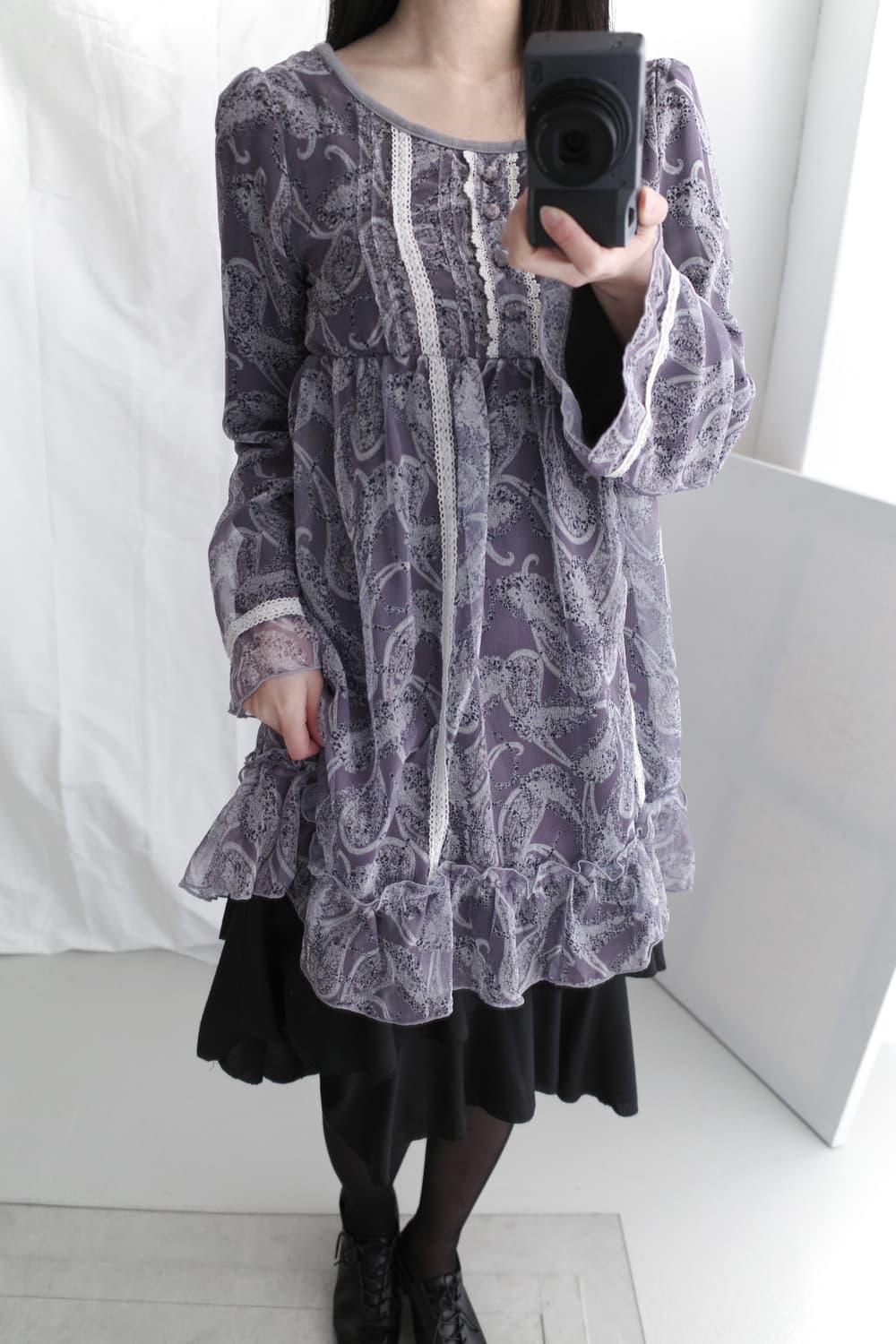 cecil mcbee) paisley long blouse 상품이미지6