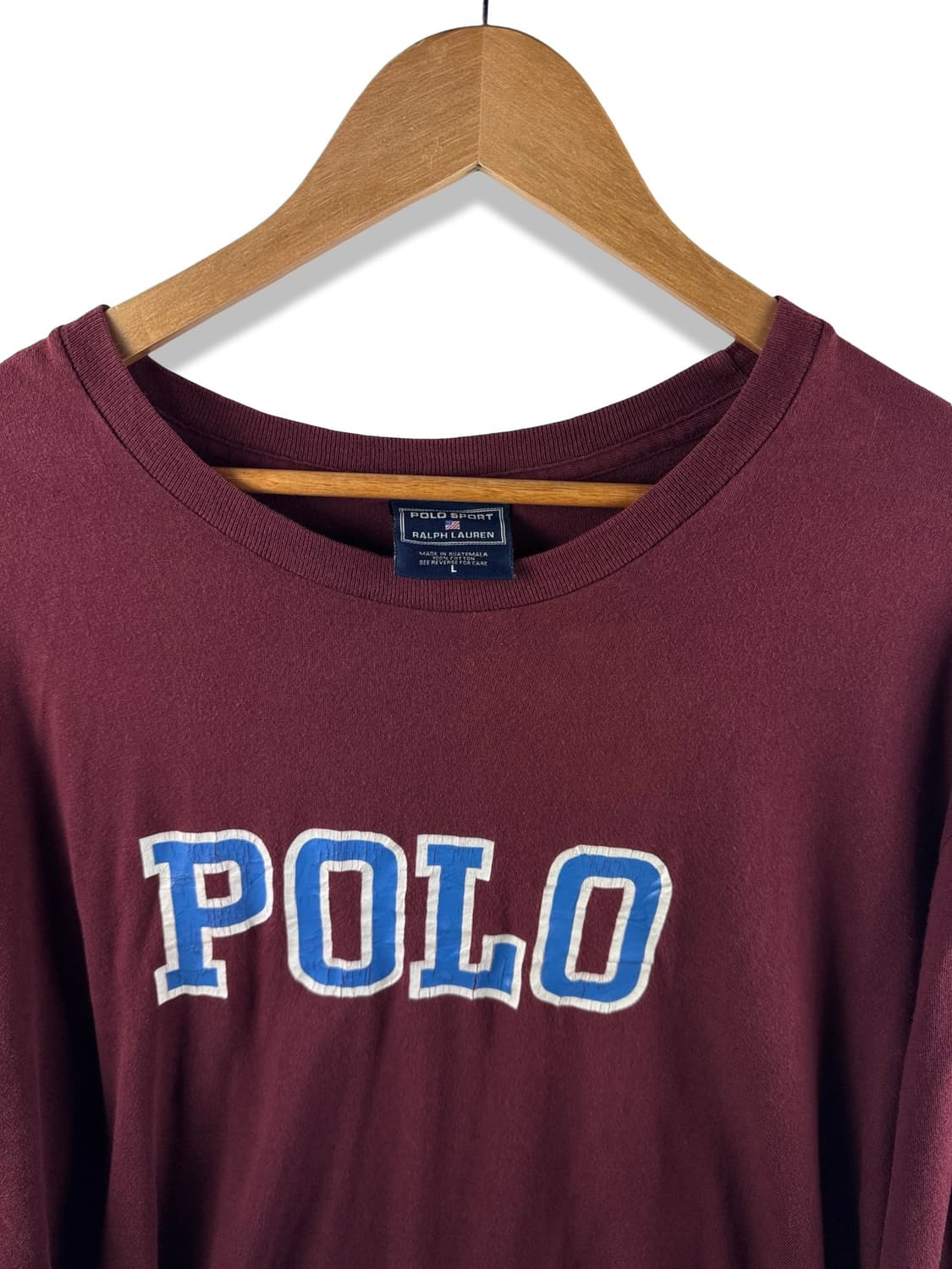 폴로 와인 버건디 롱슬리브1912 상품이미지3