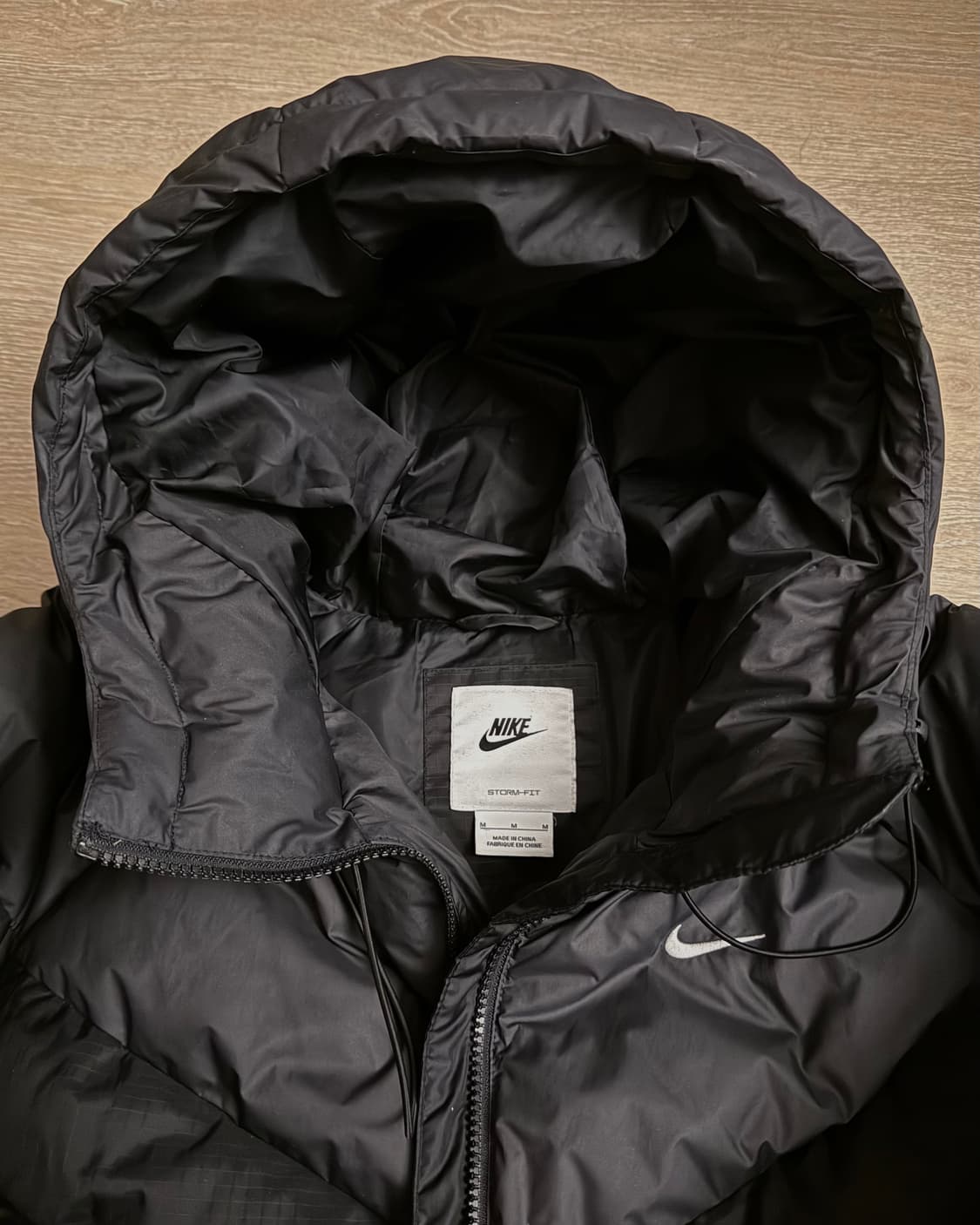 나이키 여성 스톰 핏 루즈 후드 다운 패딩(스포츠웨어 윈드 푸퍼) 판매 상품이미지4