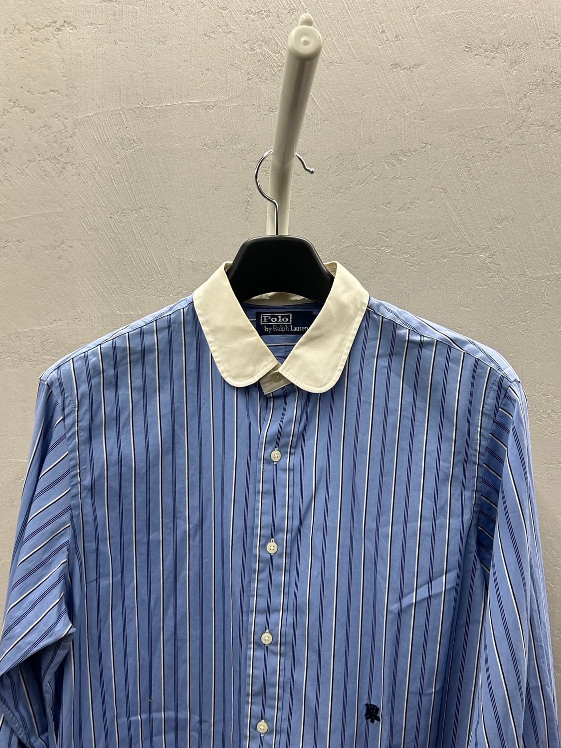 폴로 랄프로렌 스트라이프 셔츠 블루 상품이미지4