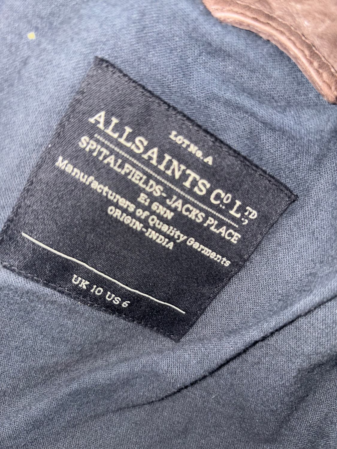 AllSaints Lambskin Leather Jacket 상품이미지3