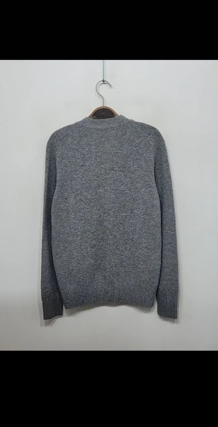 (M) 캉골 가디건 그레이 브이넥 기본로고 캐주얼  상품이미지6