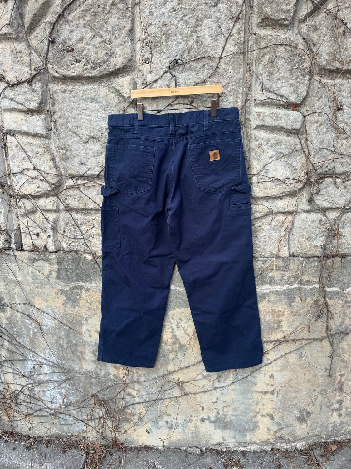 칼하트 빈티지 b159 nvy 네이비 카펜터 싱글니 워크 팬츠 36 상품이미지2
