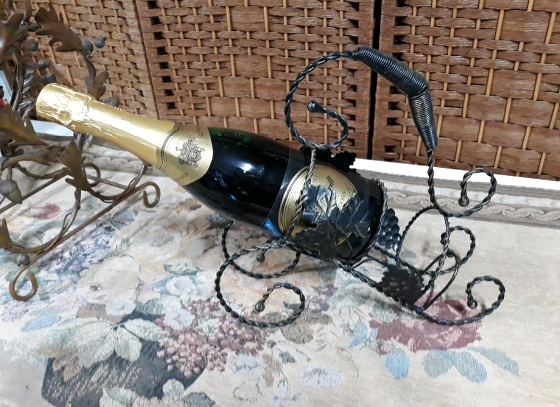 서양엔틱~고급 철재장식 진품 와인렉 와인걸이 거치대 진열대 주방인테리어 상품이미지3