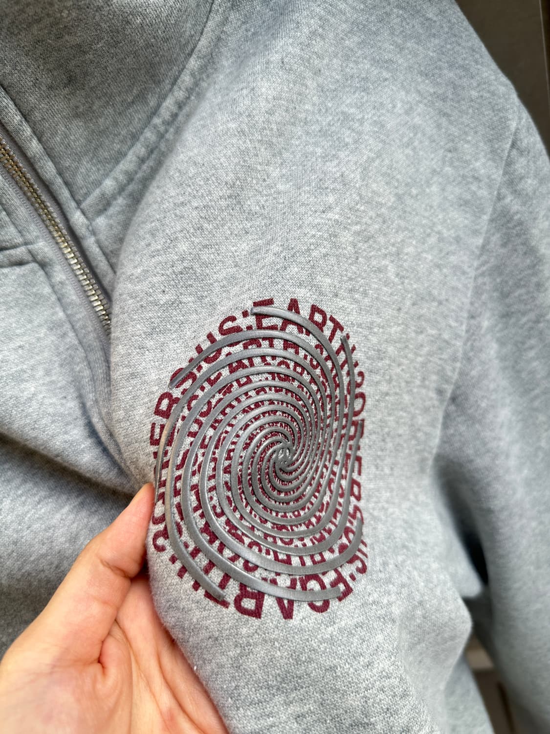 3QR high neck 3D printing hoodie 상품이미지4