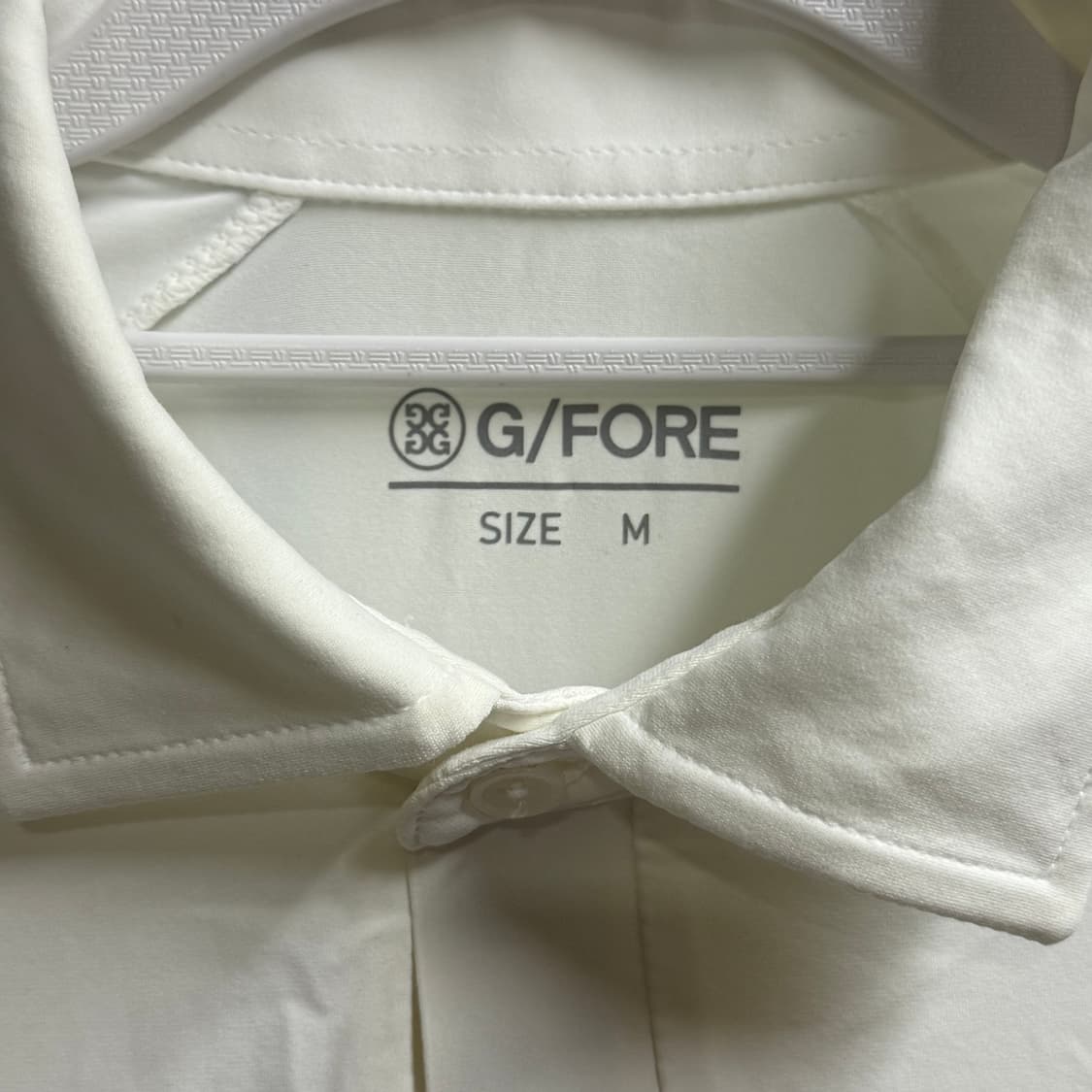G/FORE 코오롱 지포어 골프웨어 반팔 카라티 아이보리 M 상품이미지2