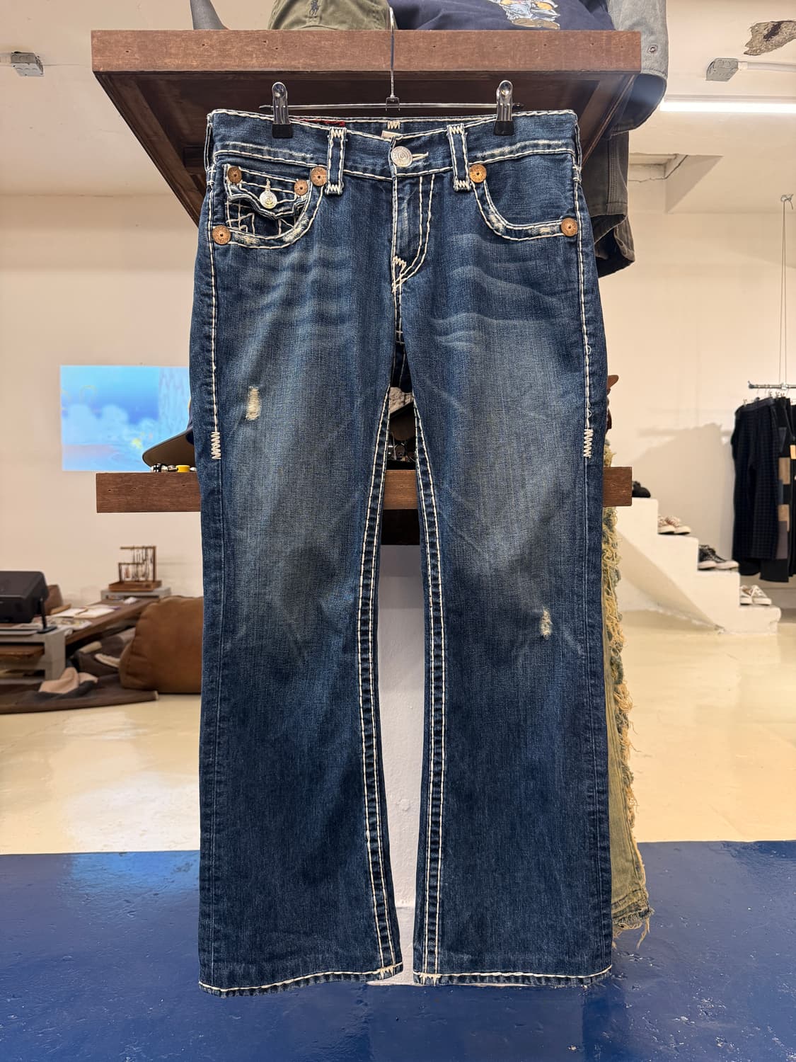 트루릴리젼 스티치 데님 팬츠 상품이미지3