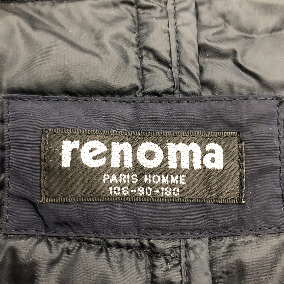 레노마 패딩자켓 105 사이즈 네이비 상품이미지5