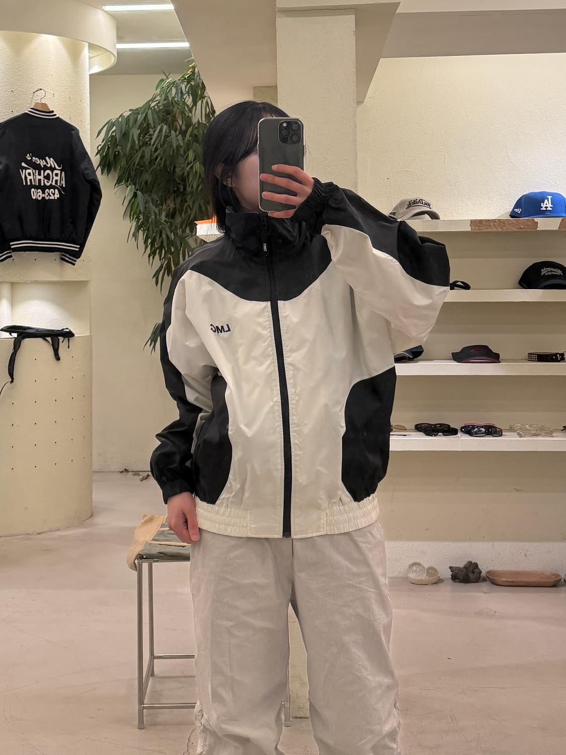 Lmc 빅로고 투톤 나일론 바람막이 U284 상품이미지1