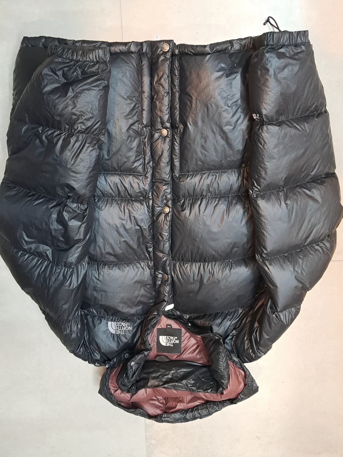 노스페이스 패딩 110 블랙 상품이미지1