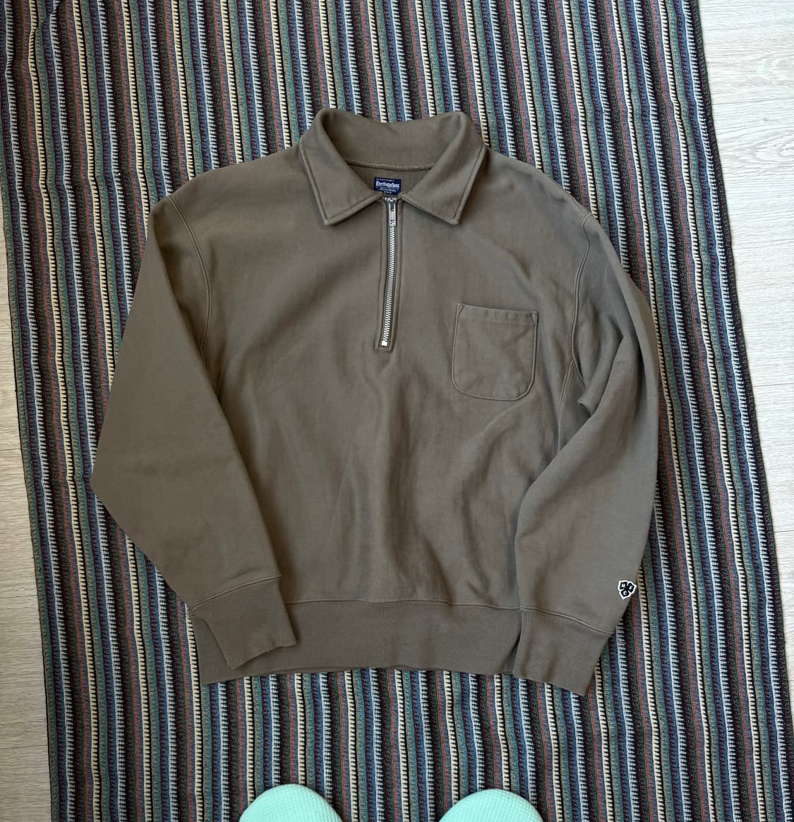 헤리티지플로스 하프집업 맨투맨 상품이미지2