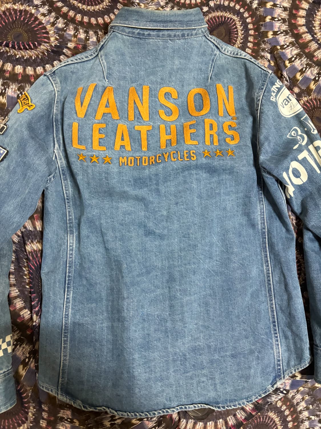 Vanson Leathers Denim Jacket 상품이미지2
