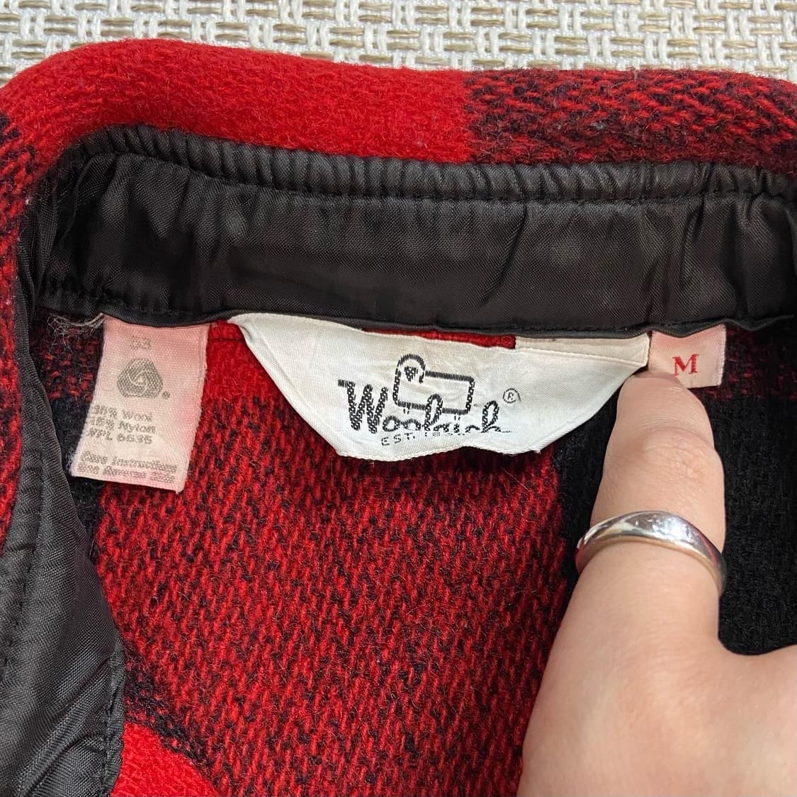 (100) 6-70’s 울리치 헤비울 버팔로 체크 셔츠 상품이미지5