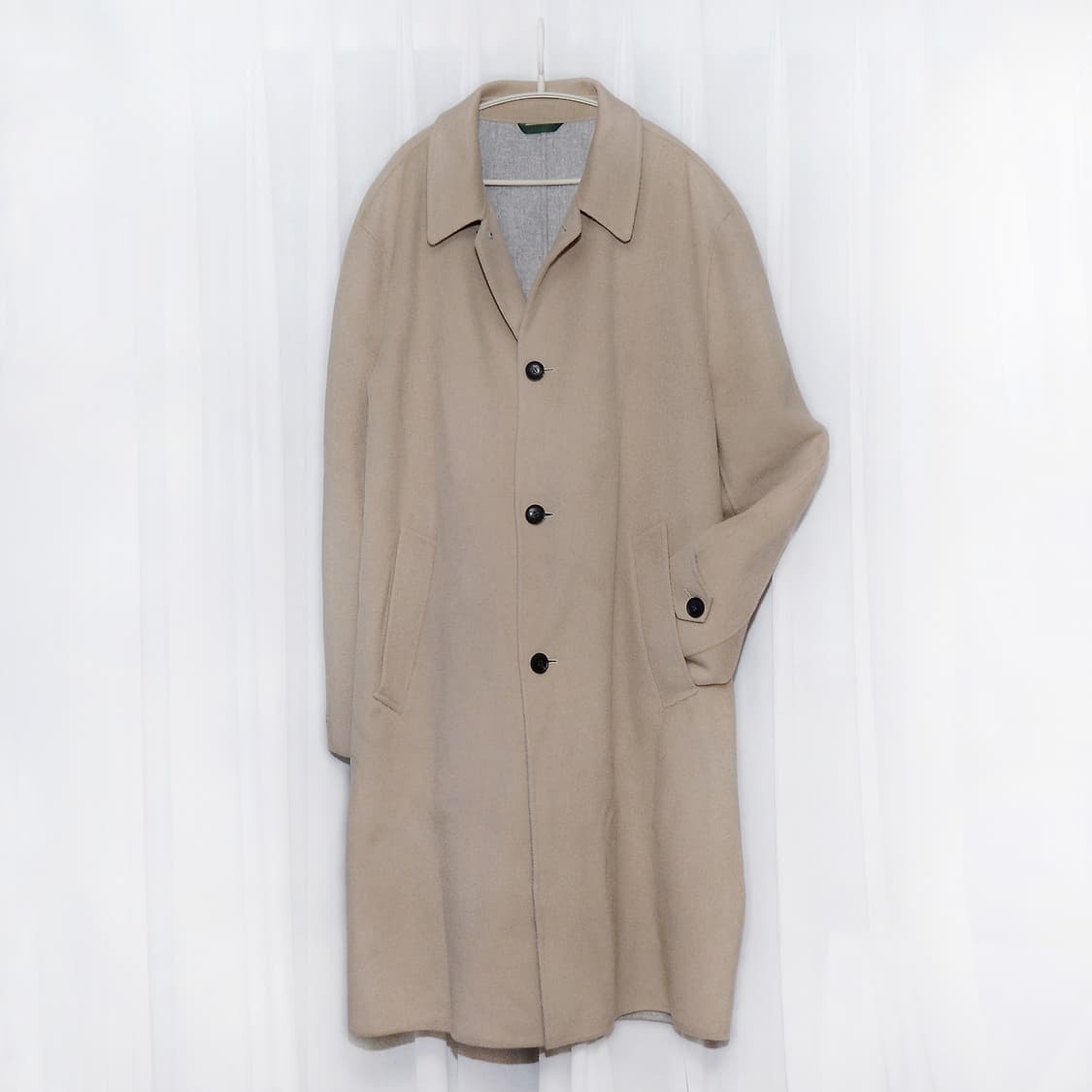 신품급) 라코스테 핸드메이드 싱글 울펠트 오버코트 (105+) 상품이미지1