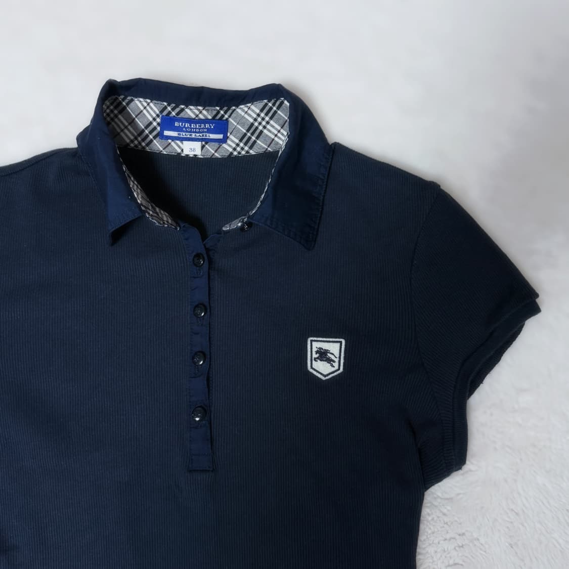 Burberry 블루라벨 오네갸루 히메갸루 딱붙 티셔츠 ≽^•⩊•^≼ 상품이미지3