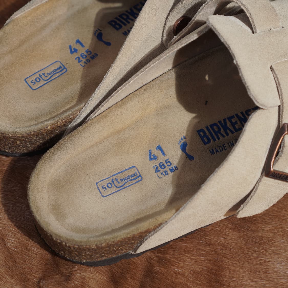 버켄스탁 보스턴 스웨이드 슬리퍼 상품이미지6