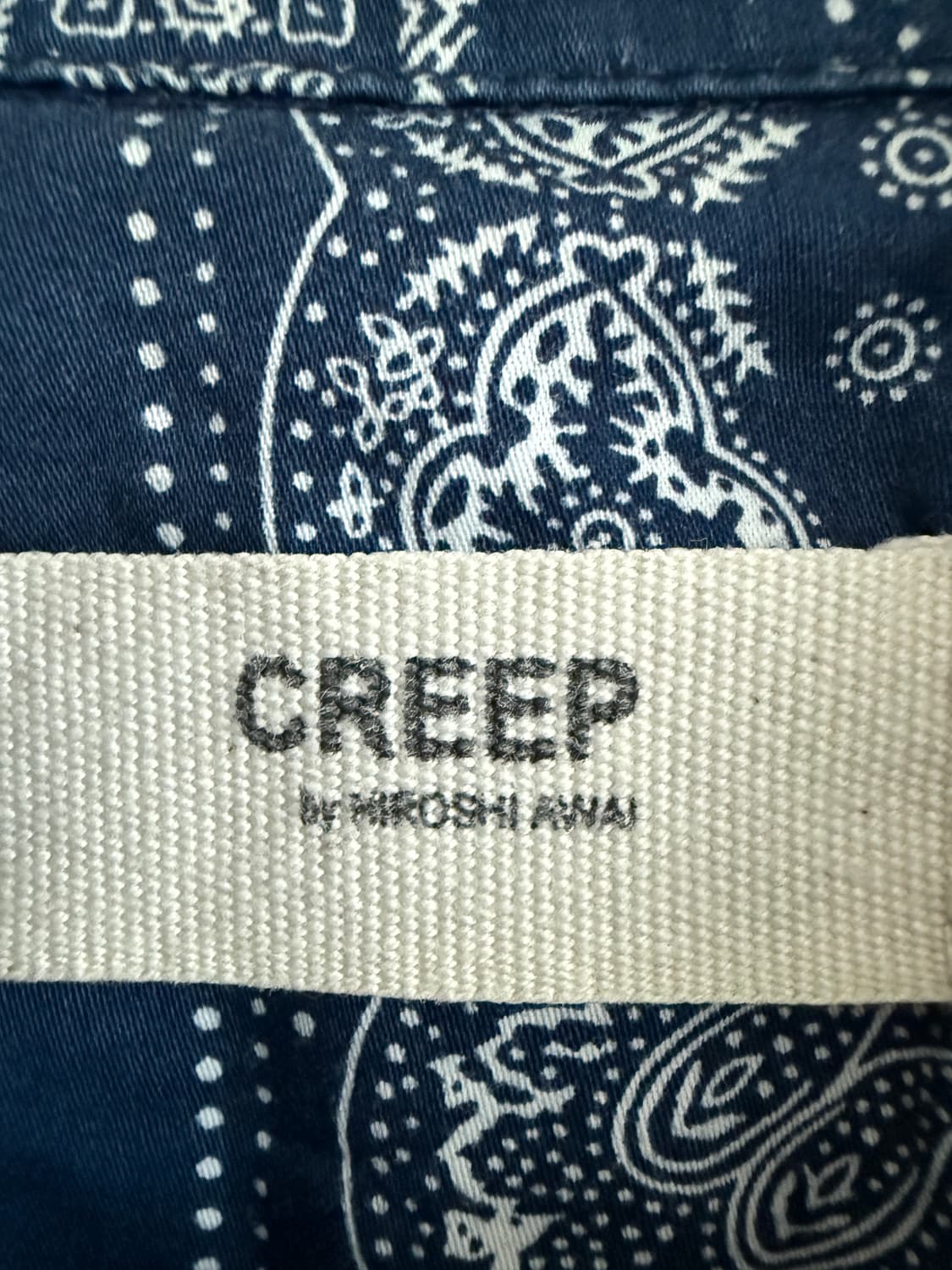 크립(CREEP by hiroshi awai) 단다나 하프버튼 반팔 셔츠 상품이미지8