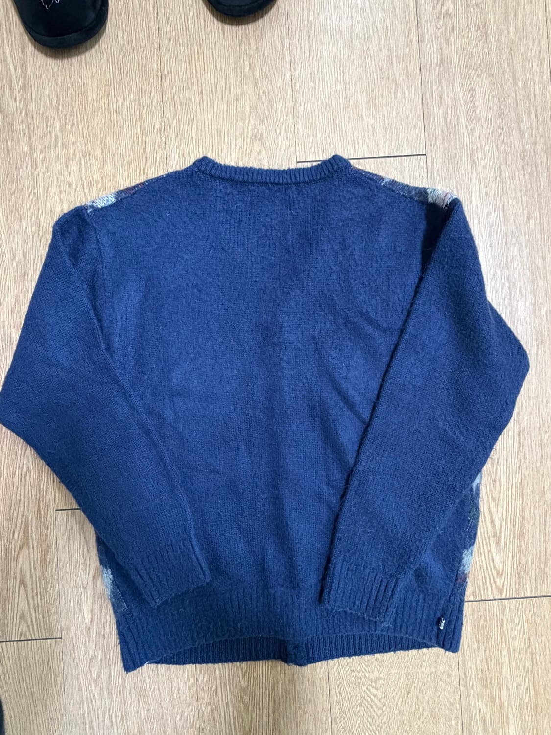 디스이즈네버댓 아가일 가디건 네이비 M 상품이미지3