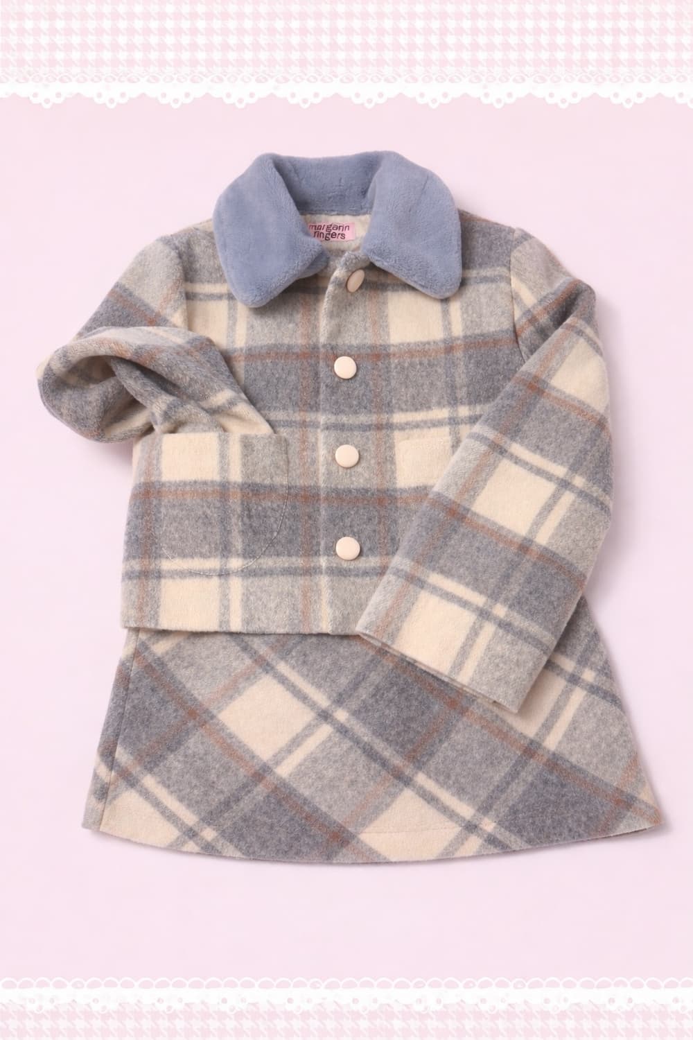 마가린핑거스 코트 스커트 투피스 세트 택포 상품이미지1