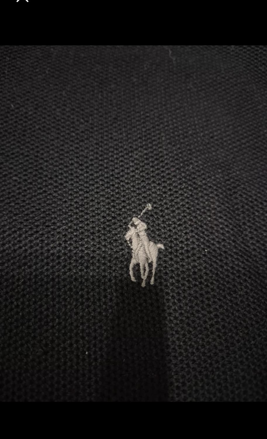 폴로 남성 블랙 피마 코튼 니트 L 상품이미지3