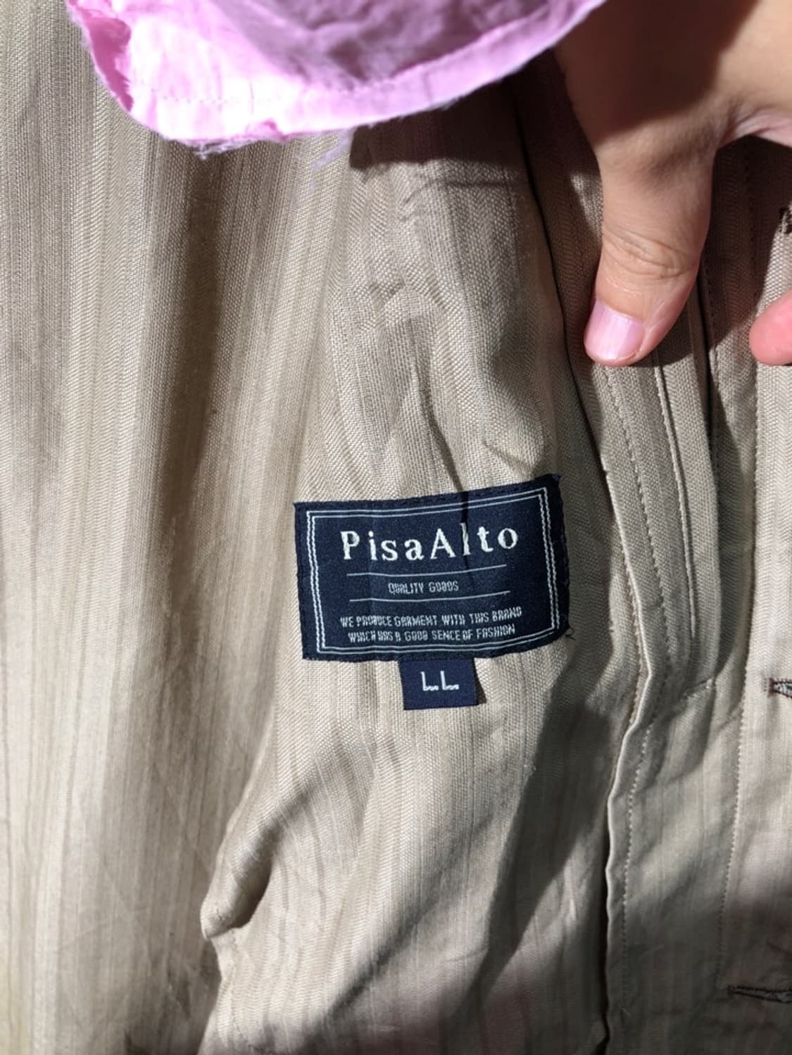pisa alto 헤링본 트윌 hbt 워크 자켓 상품이미지3
