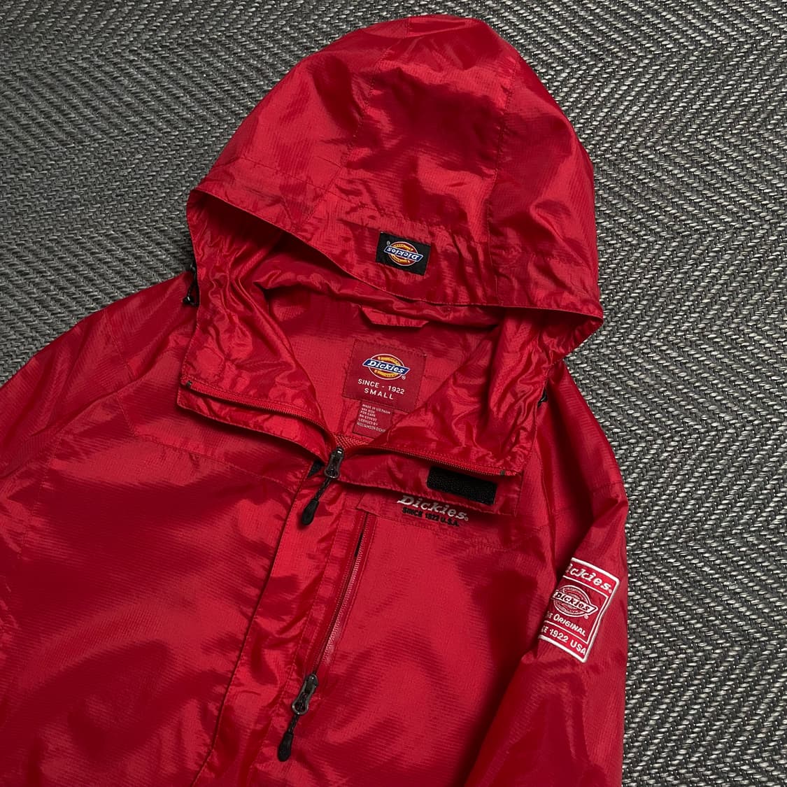 dickies 디키즈 올드스쿨 바람막이 자켓 레드y 5443 상품이미지5