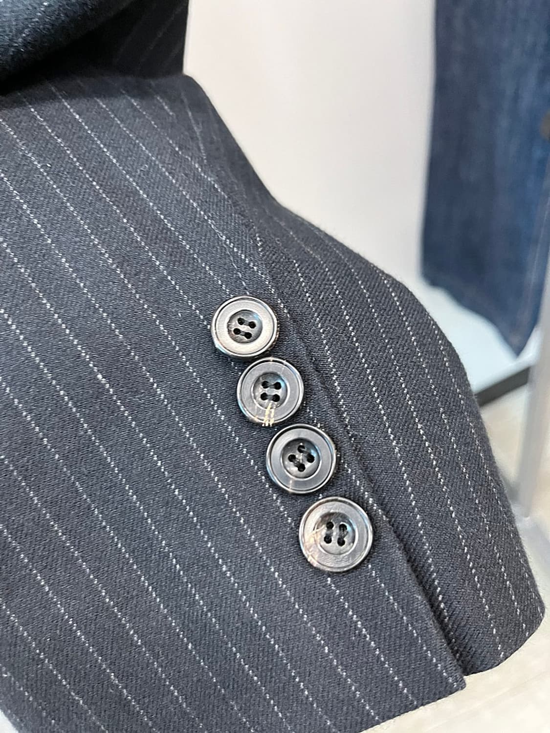 95-100) 폴로 스트라이프 코튼자켓  상품이미지6