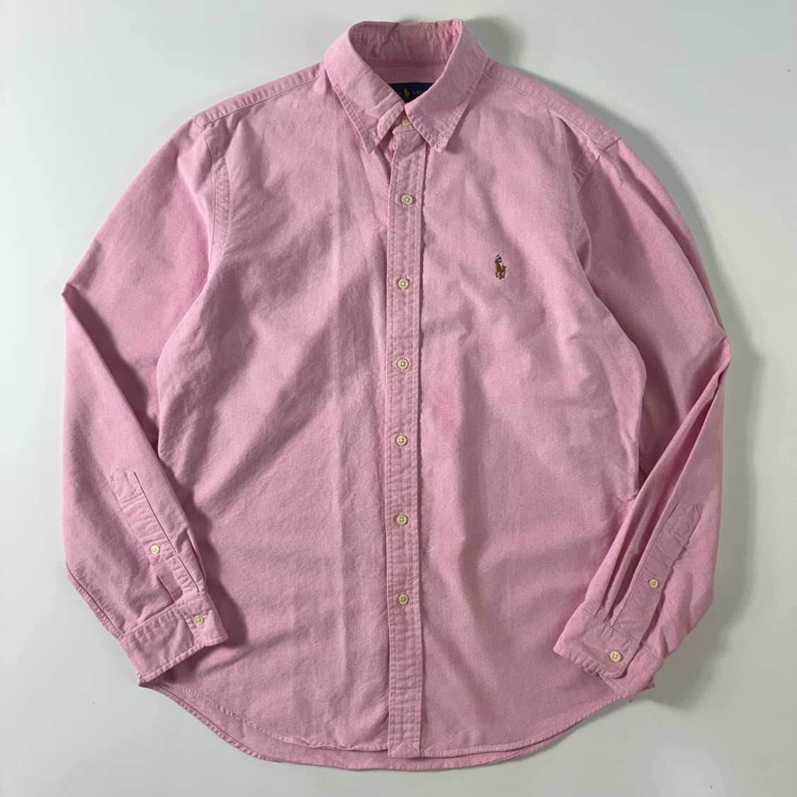 Polo  폴로 랄프로렌 자수 코튼 핑크 옥스퍼드 셔츠  상품이미지1