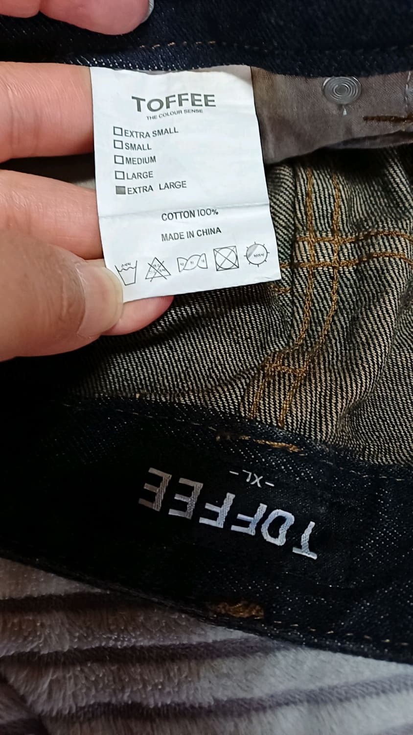 토피 청바지 33인치 기장110 상품이미지3