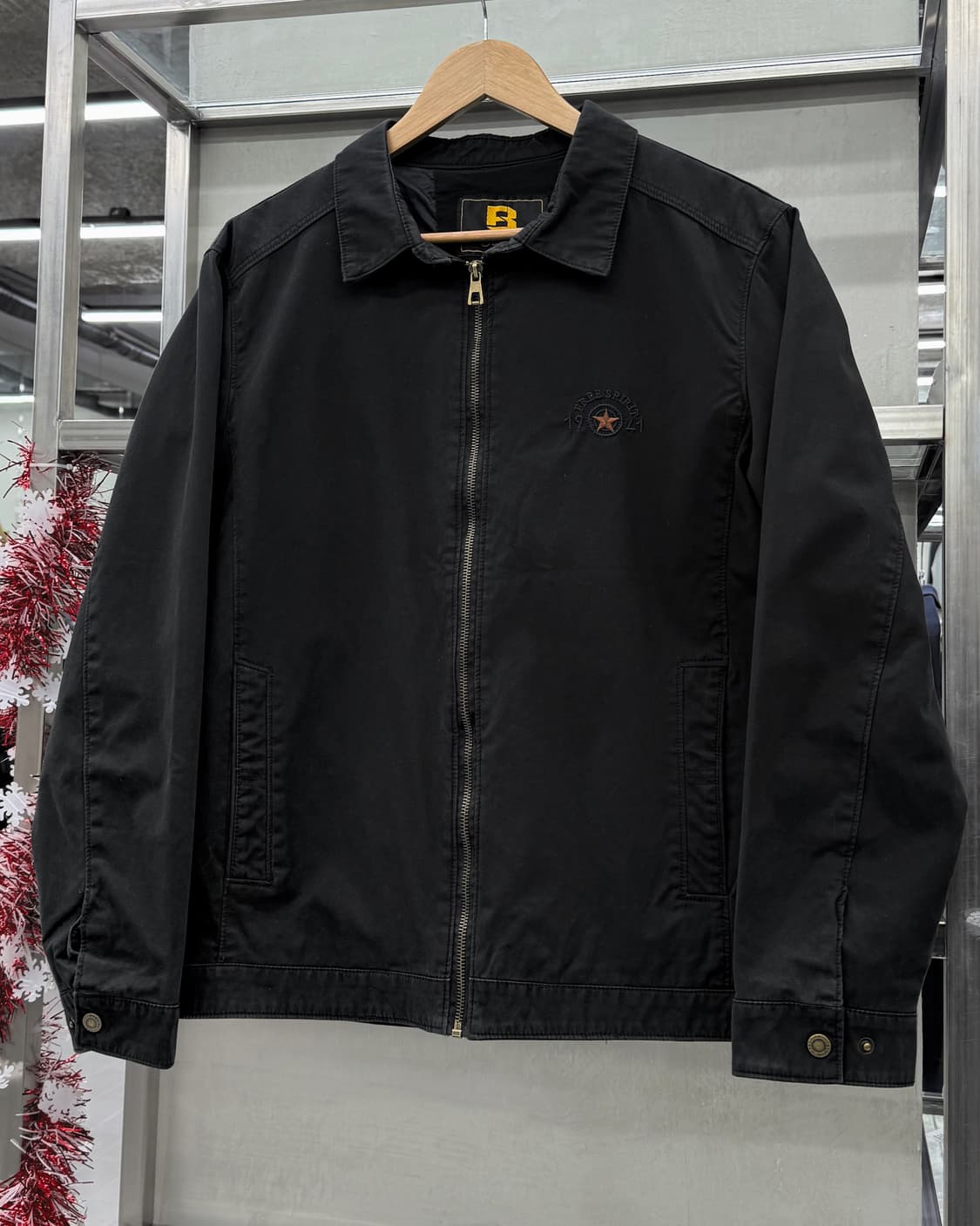 Bobin 00s 원스타 코튼 트러커 자켓 블랙 상품이미지2