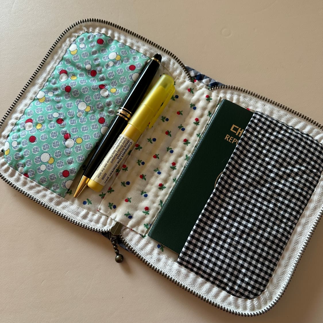 키티 여권파우치 / 다이어리 파우치 / 핸드메이드 상품이미지4