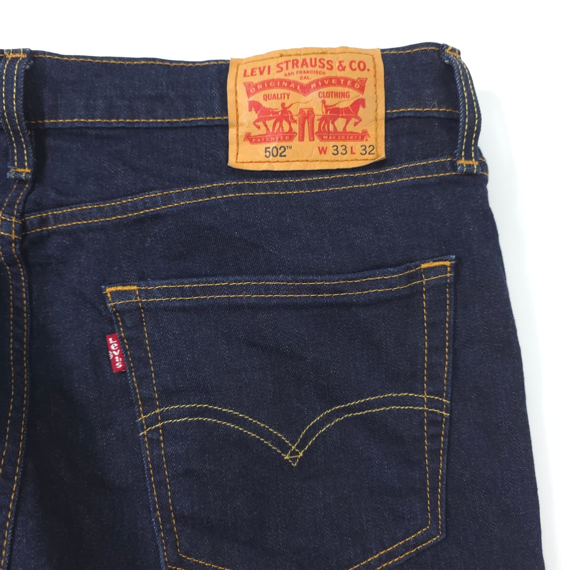 리바이스 502 데님팬츠 진청 (33) 상품이미지5