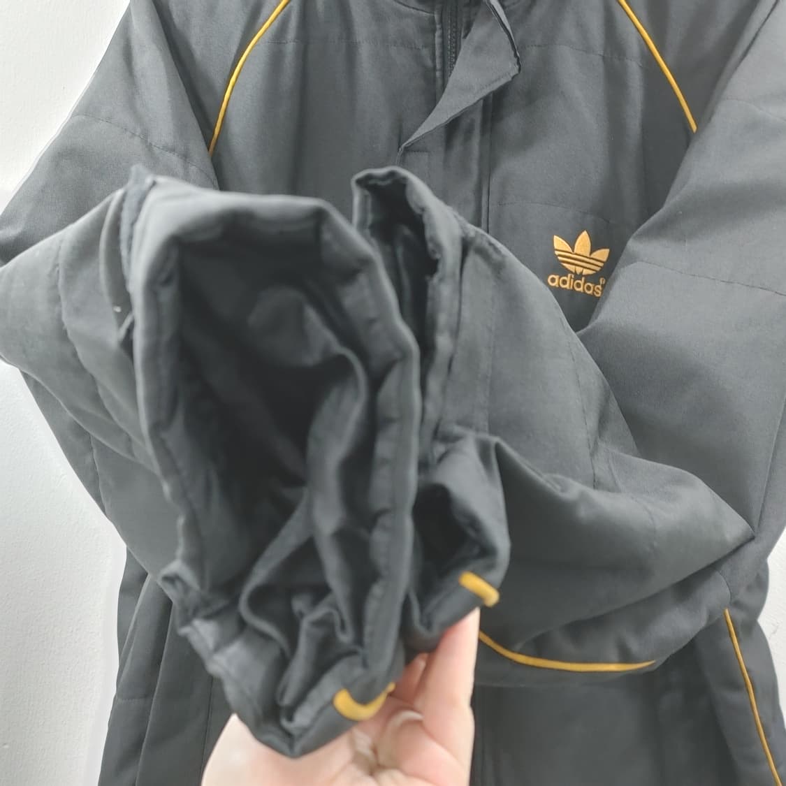 XL 아디다스 남성 빅사이즈 풀집업 블랙 춘추용 자켓 점퍼 상품이미지6