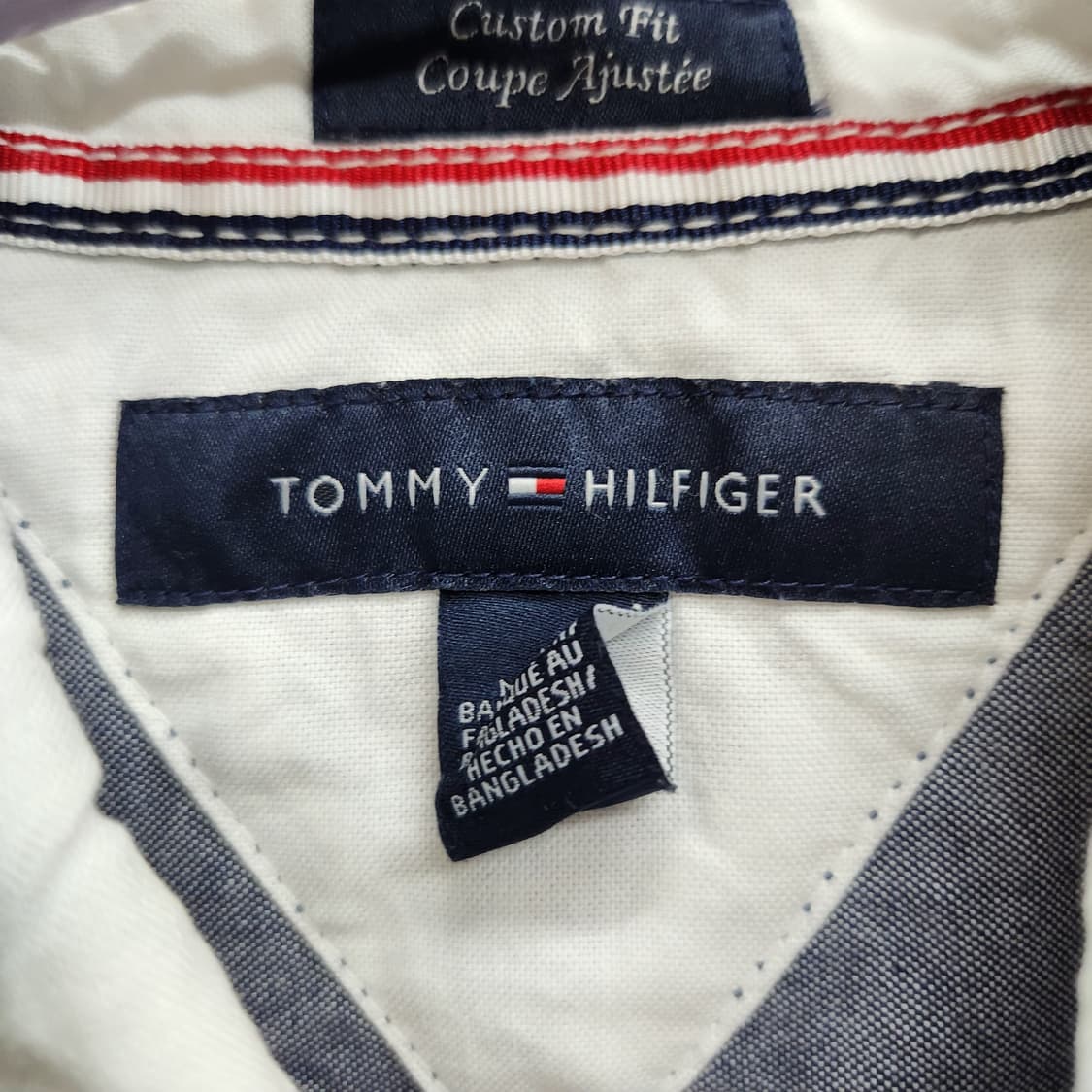 타미힐피거 로고 패치 등번호 오버핏 셔츠 M(2XL) 상품이미지5