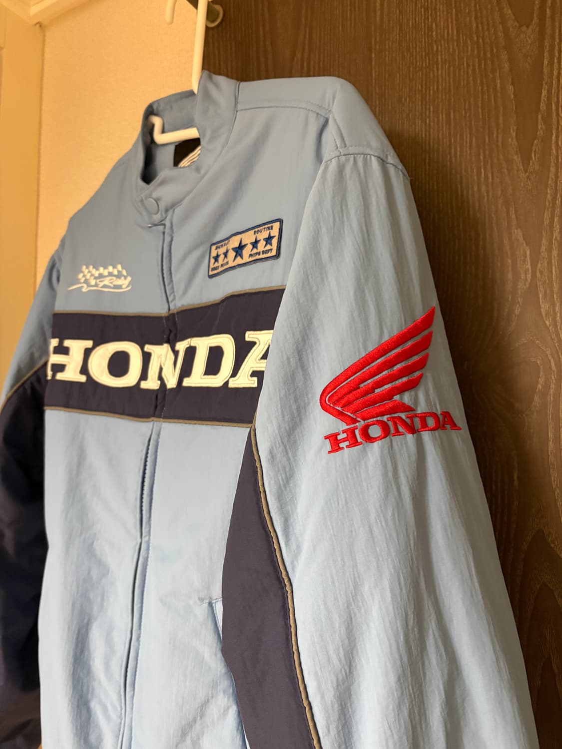 S, 실착 1회 / 혼다 모터사이클 레이싱 블루종 자켓  상품이미지2